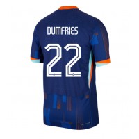 Maglie da calcio Olanda Denzel Dumfries #22 Seconda Maglia Europei 2024 Manica Corta
